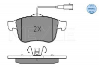 Brake Pad Set, disc brake MEYLE-ORIGINAL Quality