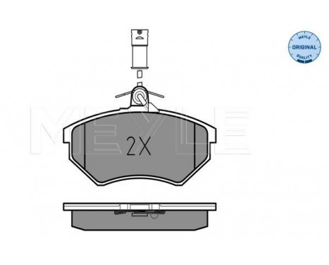 Brake Pad Set, disc brake MEYLE-ORIGINAL: True to OE. 025 209 0119/W