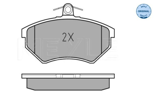 Brake Pad Set, disc brake MEYLE-ORIGINAL: True to OE. 025 209 0119/W, Image 2
