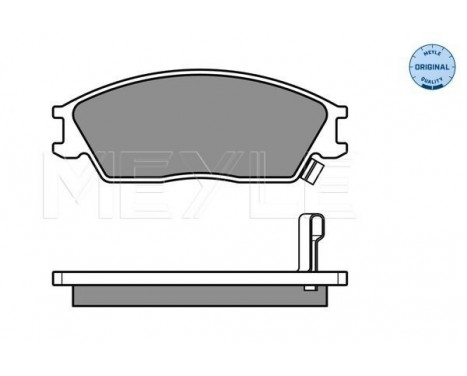 Brake Pad Set, disc brake MEYLE-ORIGINAL: True to OE. 025 210 1214/W