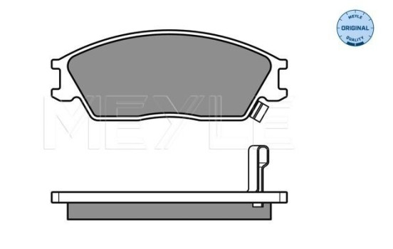 Brake Pad Set, disc brake MEYLE-ORIGINAL: True to OE. 025 210 1214/W