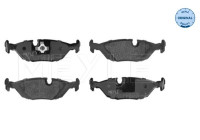 Brake Pad Set, disc brake MEYLE-ORIGINAL: True to OE. 025 210 8914