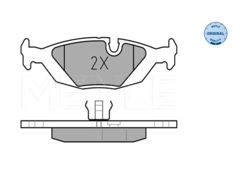 Brake Pad Set, disc brake MEYLE-ORIGINAL: True to OE. 025 210 8914, Image 2