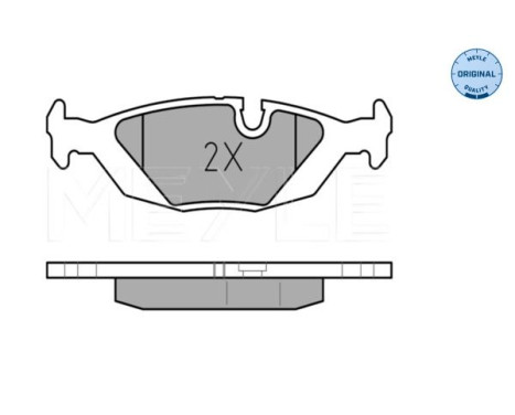 Brake Pad Set, disc brake MEYLE-ORIGINAL: True to OE. 025 210 8914, Image 3