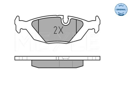 Brake Pad Set, disc brake MEYLE-ORIGINAL: True to OE. 025 210 8914, Image 3