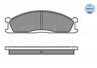 Brake Pad Set, disc brake MEYLE-ORIGINAL: True to OE. 025 213 4717