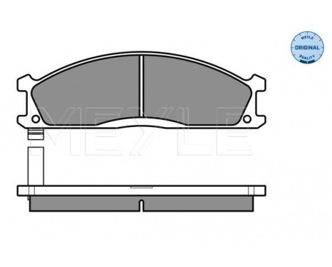 Brake Pad Set, disc brake MEYLE-ORIGINAL: True to OE. 025 213 4717, Image 2