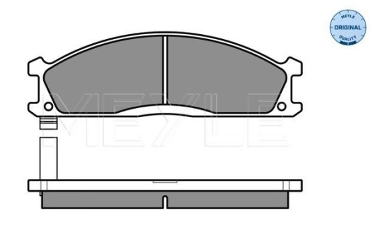 Brake Pad Set, disc brake MEYLE-ORIGINAL: True to OE. 025 213 4717, Image 2