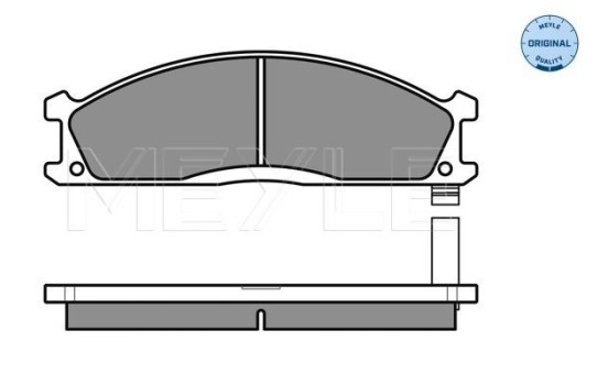Brake Pad Set, disc brake MEYLE-ORIGINAL: True to OE. 025 213 4717, Image 3