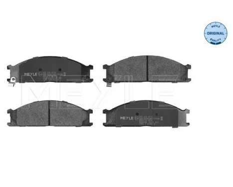 Brake Pad Set, disc brake MEYLE-ORIGINAL: True to OE. 025 213 4717, Image 4