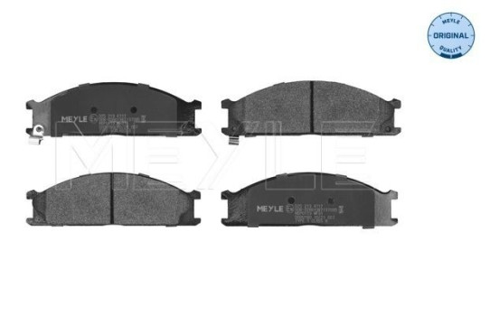 Brake Pad Set, disc brake MEYLE-ORIGINAL: True to OE. 025 213 4717, Image 4