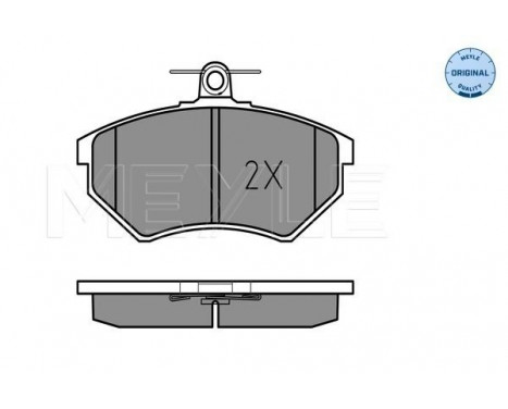 Brake Pad Set, disc brake MEYLE-ORIGINAL: True to OE. 025 213 6619/W, Image 2