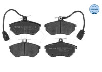 Brake Pad Set, disc brake MEYLE-ORIGINAL: True to OE. 025 213 6619/W