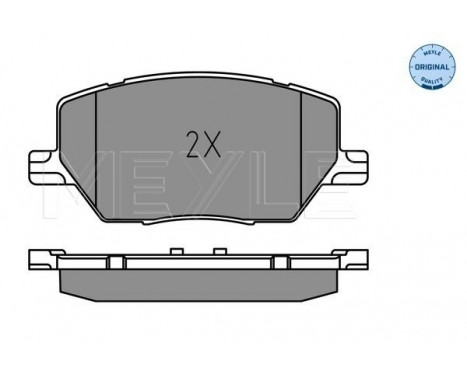 Brake Pad Set, disc brake MEYLE-ORIGINAL: True to OE. 025 221 6520, Image 2