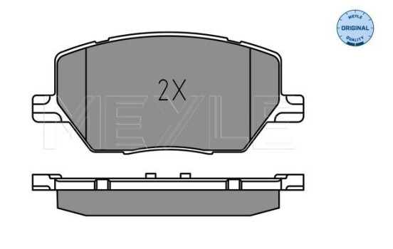 Brake Pad Set, disc brake MEYLE-ORIGINAL: True to OE. 025 221 6520, Image 2