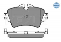 Brake Pad Set, disc brake MEYLE-ORIGINAL: True to OE. 025 221 8719