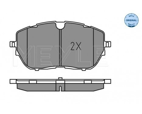 Brake Pad Set, disc brake MEYLE-ORIGINAL: True to OE. 025 222 1818, Image 2