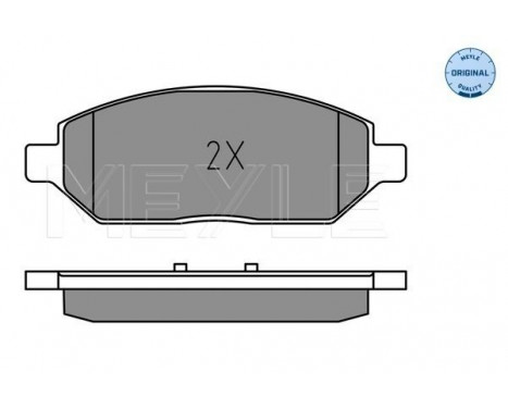 Brake Pad Set, disc brake MEYLE-ORIGINAL: True to OE. 025 223 2618, Image 2