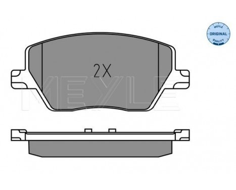 Brake Pad Set, disc brake MEYLE-ORIGINAL: True to OE. 025 223 9719, Image 2