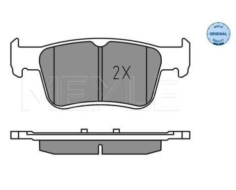 Brake Pad Set, disc brake MEYLE-ORIGINAL: True to OE. 025 224 2915, Image 2