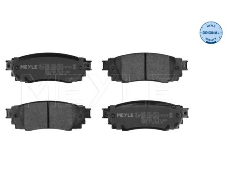 Brake Pad Set, disc brake MEYLE-ORIGINAL: True to OE. 025 224 3415, Image 2