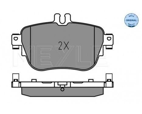 Brake Pad Set, disc brake MEYLE-ORIGINAL: True to OE. 025 224 3716