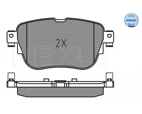 Brake Pad Set, disc brake MEYLE-ORIGINAL: True to OE. 025 224 3716, Image 2