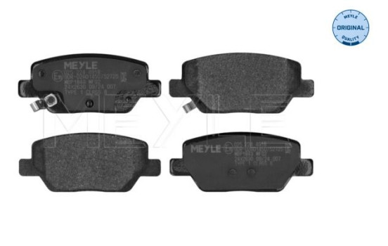 Brake Pad Set, disc brake MEYLE-ORIGINAL: True to OE. 025 224 4918, Image 3