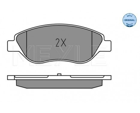 Brake Pad Set, disc brake MEYLE-ORIGINAL: True to OE. 025 224 7619, Image 2