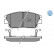 Brake Pad Set, disc brake MEYLE-ORIGINAL: True to OE. 025 225 9018