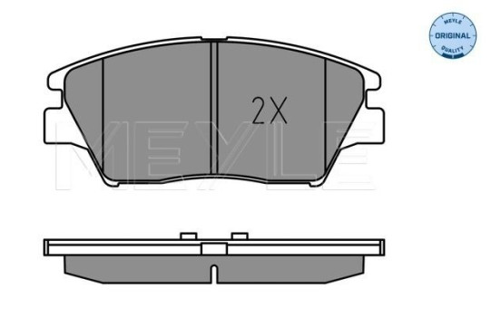 Brake Pad Set, disc brake MEYLE-ORIGINAL: True to OE. 025 225 9018, Image 2