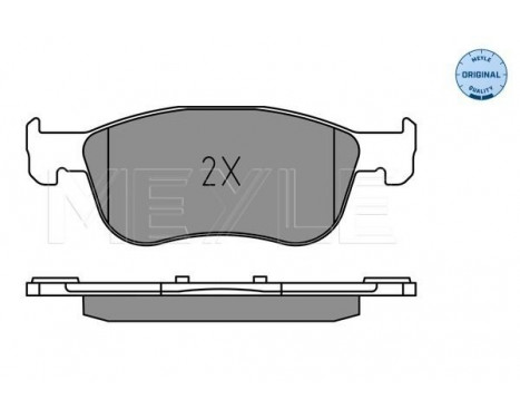 Brake Pad Set, disc brake MEYLE-ORIGINAL: True to OE. 025 227 4816, Image 2