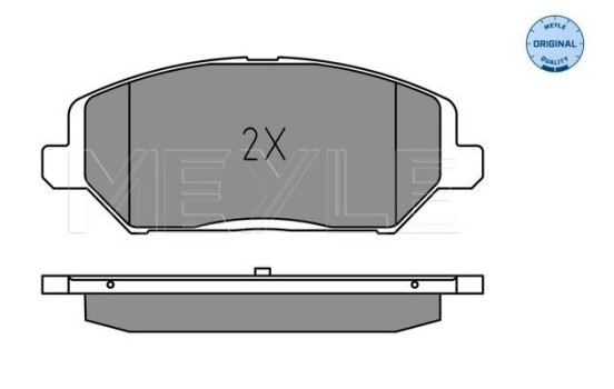 Brake Pad Set, disc brake MEYLE-ORIGINAL: True to OE. 025 228 0420, Image 2