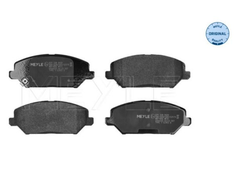 Brake Pad Set, disc brake MEYLE-ORIGINAL: True to OE. 025 228 0420, Image 3