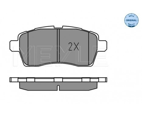 Brake Pad Set, disc brake MEYLE-ORIGINAL: True to OE. 025 228 5015, Image 2