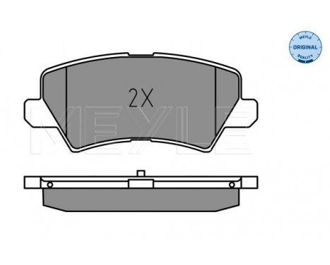 Brake Pad Set, disc brake MEYLE-ORIGINAL: True to OE. 025 229 0115, Image 2