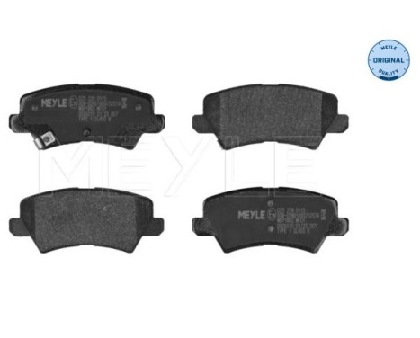 Brake Pad Set, disc brake MEYLE-ORIGINAL: True to OE. 025 229 0115, Image 3