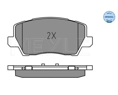 Brake Pad Set, disc brake MEYLE-ORIGINAL: True to OE. 025 229 0417, Image 2