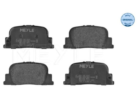 Brake Pad Set, disc brake MEYLE-ORIGINAL: True to OE. 025 235 9215, Image 2