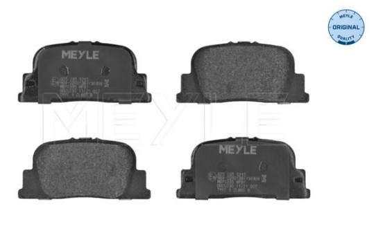 Brake Pad Set, disc brake MEYLE-ORIGINAL: True to OE. 025 235 9215