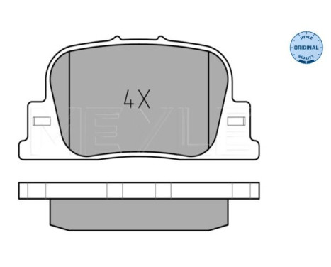 Brake Pad Set, disc brake MEYLE-ORIGINAL: True to OE. 025 235 9215, Image 2