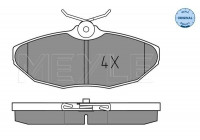 Brake Pad Set, disc brake MEYLE-ORIGINAL: True to OE. 025 241 9017