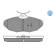 Brake Pad Set, disc brake MEYLE-ORIGINAL: True to OE. 025 241 9017