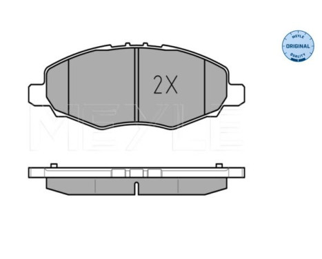 Brake Pad Set, disc brake MEYLE-ORIGINAL: True to OE. 025 245 2316/W, Image 3