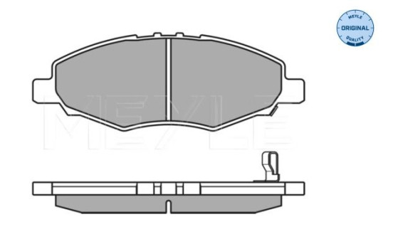 Brake Pad Set, disc brake MEYLE-ORIGINAL: True to OE. 025 245 2316/W, Image 4