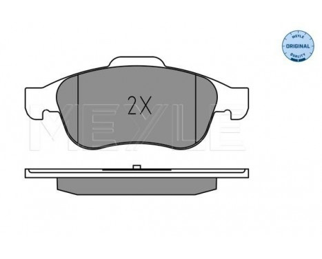 Brake Pad Set, disc brake MEYLE-ORIGINAL: True to OE. 025 245 3819, Image 2