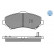 Brake Pad Set, disc brake MEYLE-ORIGINAL: True to OE. 025 246 0417