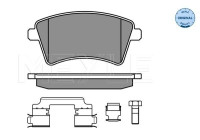 Brake Pad Set, disc brake MEYLE-ORIGINAL: True to OE. 025 246 9317