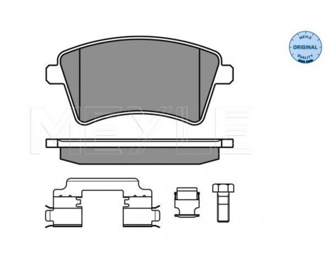 Brake Pad Set, disc brake MEYLE-ORIGINAL: True to OE. 025 246 9317