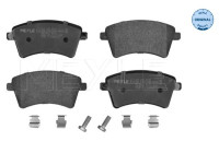 Brake Pad Set, disc brake MEYLE-ORIGINAL: True to OE. 025 246 9317